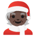 mx claus, dark skin tone